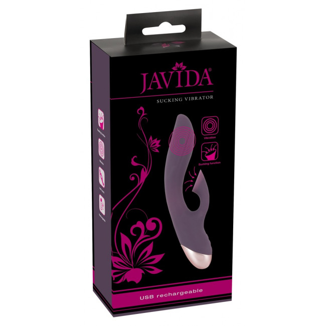 Javida Vibrator Purple Sucking
