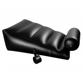 Dark Magic Ramp Wedge Inflatable Cushion with Cuffs Black