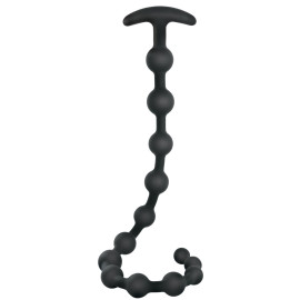 Black Velvets Anal Beads Silicone 50cm