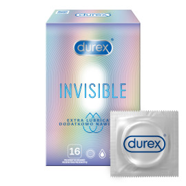 Durex Invisible Extra Lubricated 16 pack