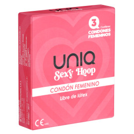 Uniq Sexy Hoop Female Condoms 3 pack