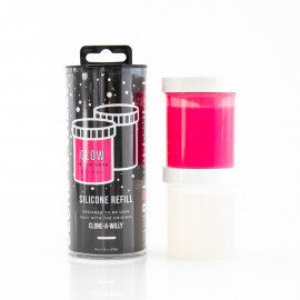 Clone A Willy Refill Glow in the Dark Hot Pink Silicone