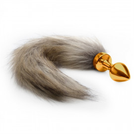 Ouch! Fox Tail Buttplug Gold