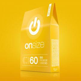 Onsize 60 Premium Condoms 50 pack