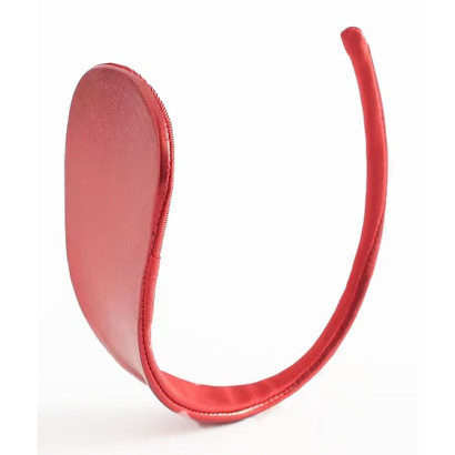 STD Invisible Strapless C-String Metallic Look Red