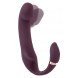 Javida Nodding Tip Vibrator with Bendable Clit Stimulation Purple