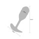 ToyJoy Buttocks The Champ Weighted Plug Grey