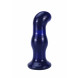 ToyJoy Buttocks The Gleaming Glass Buttplug Blue