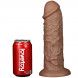 LoveToy Realistic Chubby Dildo 10.5" Brown