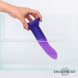 Engily Ross Dildox Vibrating Color Changing Liquid Silicone Dildo S 14cm Purple