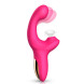 Action Garme Vibe with Sucking and Finger Function Pink
