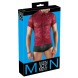 Svenjoyment Floral Lace Transparent Shirt 2161966 Red