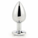 Dream Toys Gleaming Love Plug Silver Large