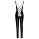 Noir Handmade Sleeveless Jumpsuit Power Wet Look 2730588