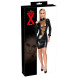 LateX Tight-fitting Latex Dress with Long Sleeves 2901390 Black