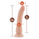 Blush Dr. Skin Silicone Dr. Noah 8 Inch Dong with Suction Cup Vanilla