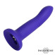 Engily Ross Dildox Vibrating Color Changing Liquid Silicone Dildo 17cm Purple