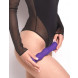 strap-on-me Geisha Balls Dildo with Rotating Balls Purple XL