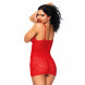 Leg Avenue Mini Dress with G-String 8316 Red
