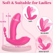 Paloqueth Wearable Panty 3-in-1 G-Spot & Suction Vibrator with Remote Control Pink