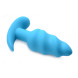 Bang! 21X Silicone Swirl Plug with Remote Blue