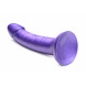 Strap U G-Tastic 17,8cm Metallic Silicone Dildo Purple