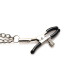 Master Series Daggers Double Chain Nipple Clamps Silver
