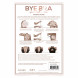 Bye Bra Perfect Cleavage Tape A-F Nude 3-6 Pairs
