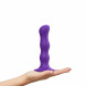 strap-on-me Geisha Balls Dildo with Rotating Balls Purple M