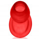 Oxballs GLOWHOLE-2 Hollow Buttplug with Led Insert Red Morph Large