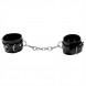 Ouch! Leather Cuffs Black