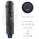 LoveToy Real Softee Rechargeable Vibrating Dildo 9.5