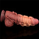 LoveToy Dual Layered Platinum Silicone Cock with Rope Curved 9.5