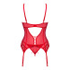 Obsessive Ingridia Corset & Thong Red