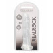 RealRock Bulbous Dildo with Suction Cup 17cm Transparent