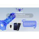 HiSmith WDA030-M Wildolo Designer Series Silicone Dildo Vibrator with App 21.5cm Blue